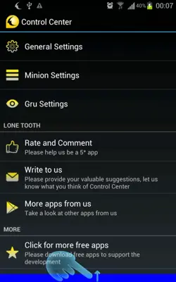 ControlCenter android App screenshot 1